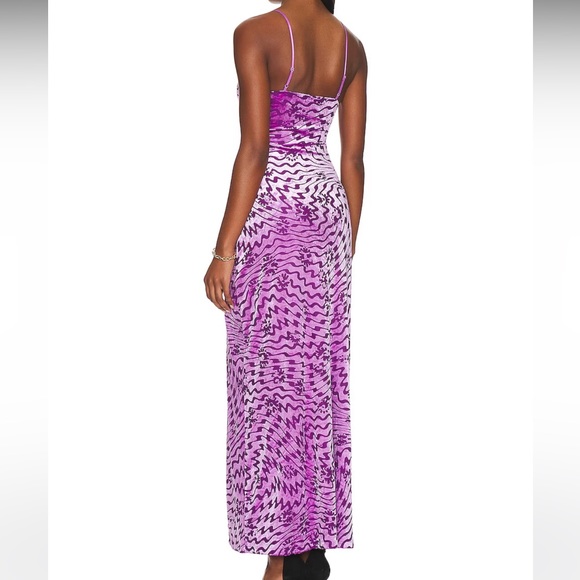 AFRM Cullen Dress in Violet Wave sz. XS - Picture 3 of 8